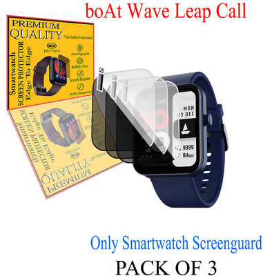 daffin Screen Guard for boAt Wave Leap Call(Pack of 3)