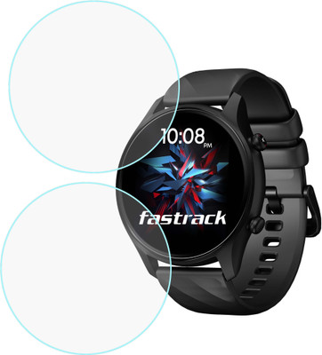 MOKPLZ Screen Guard for FASTRACK OPTIMUS SMARTWATCH(Pack of 2)