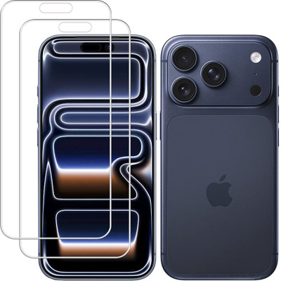 DVMART Screen Guard for Apple iPhone 17 Pro |9H | Edge to Edge | Flexible Screen Protector |Perfect Fit |(Pack of 2)