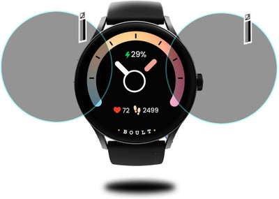 MOKPLZ Screen Guard for BOULT ROVER PRO SMARTWATCH(Pack of 2)