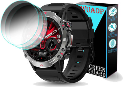TWUAOP Screen Guard for PEBBLE COSMOS QUEST SMARTWATCH(Pack of 3)