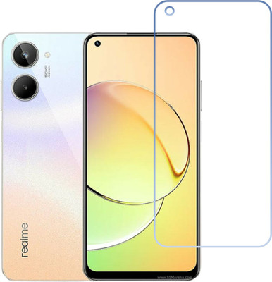 DVTECH Screen Guard for 9H Crystal Clear Realme 10(Pack of 1)