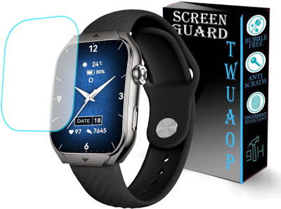 TWUAOP Screen Guard for BEATXP UNBOUND CURV SMARTWATCH(Pack of 1)