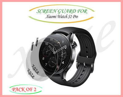 XAZE Screen Guard for Xiaomi Watch S1 Pro Smartwatch(Pack of 2)