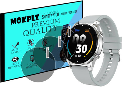 MOKPLZ Screen Guard for FIRE BOLTT THUNDER SMARTWATCH(Pack of 3)