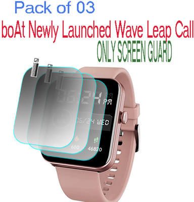 daffin Screen Guard for boAt Wave Leap Call(Pack of 3)