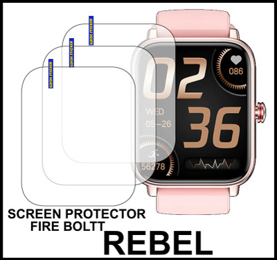 TWUAOP Screen Guard for FIRE BOLTT REBEL(Pack of 3)