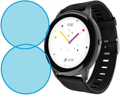 CUBES Screen Guard for Syska SW200 1.28 Inch Smart Watch | Soft and Flexible | Touch Sensitive | Unbreakable | High Grade Ultra Thin TPU Film ( Not a Glass tempered)(Pack of 2)