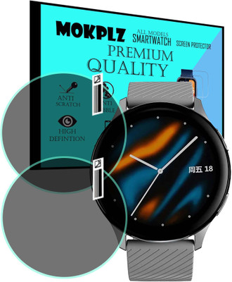 MOKPLZ Screen Guard for NOISEFIT VORTEX SMARTWATCH(Pack of 2)