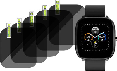 EJZATI Screen Guard for Noise ColorFit Qube SpO2 Smartwatch(Pack of 5)
