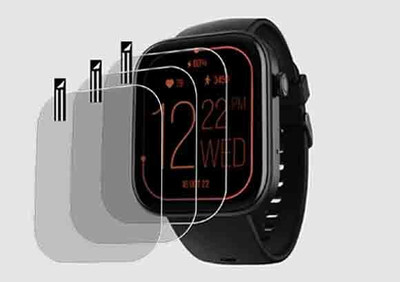 XAZE Screen Guard for boAt Storm Call 3 Smartwatch(Pack of 3)