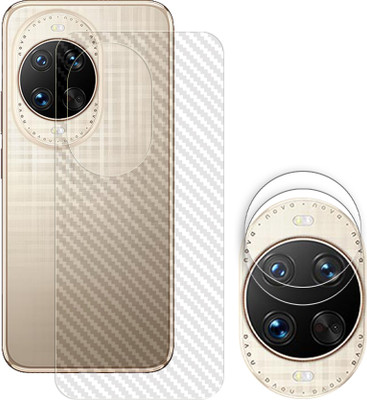 ARBAN Back Screen Guard for Huawei nova 14 Ultra 5G Camera Lens Glass Protector | Anti-Scratch | Edge to Edge Full Coverage | 9H Hardness (BACK CARBON FIBER SKIN + CAMERA LENS PROTECTOR)(Pack of 2)