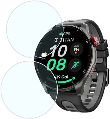 MOKPLZ Screen Guard for Titan Celestor Smartwatch(Pack of 2)