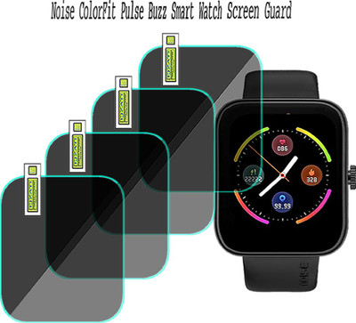 EJZATI Screen Guard for Noise ColorFit Pulse Buzz Smart Watch(Pack of 4)
