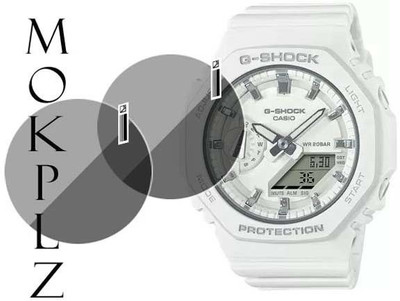 MOKPLZ Screen Guard for CASIO GMA-52100-7ADR ANALOG WHITE(Pack of 2)