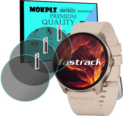 MOKPLZ Screen Guard for FASTRACK FR1 PRO SMARTWATCH(Pack of 3)
