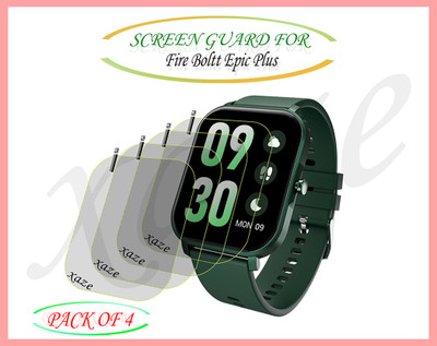 XAZE Screen Guard for Fire Boltt Epic Plus Smartwatch(Pack of 4)