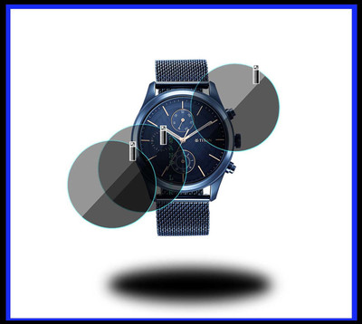 HANS LSR Screen Guard for TITAN ANALOG BLUE DIAL(Pack of 3)