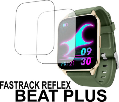 TWUAOP Screen Guard for FASTRACK REFLEX BEAT PLUS(Pack of 2)