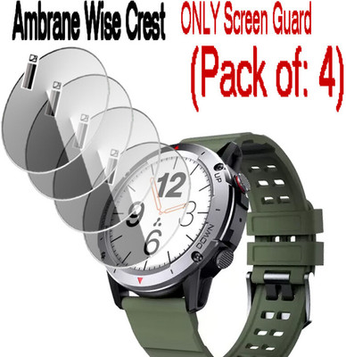HIDEOUS Screen Guard for Ambrane Wise Crest(Pack of 4)