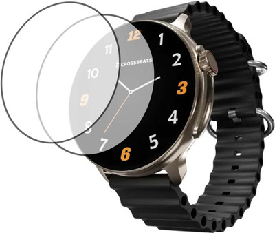 TWUAOP Screen Guard for CROSSBEATS AURA SMARTWATCH(Pack of 2)