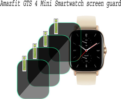 EJZATI Screen Guard for Amazfit GTS 4 Mini Smartwatch(Pack of 4)