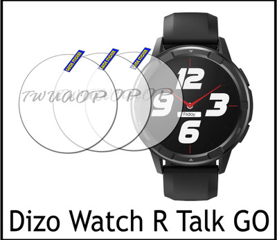 TWUAOP Screen Guard for DIZO WATCH R TALK GO(Pack of 3)
