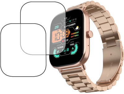 MOKPLZ Screen Guard for FIRE BOLTT ENCORE SMARTWATCH(Pack of 2)