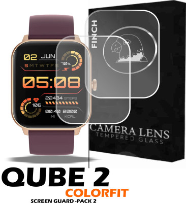 KANCHA Screen Guard for NOISE COLORFIT QUBE 2(Pack of 2)