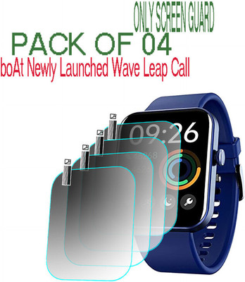 HIDEOUS Screen Guard for boAt Wave Leap Call(Pack of 4)
