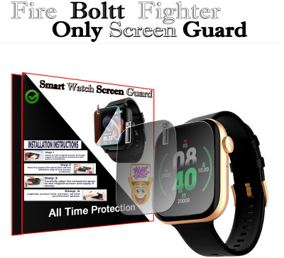 HIDEOUS Screen Guard for Fire Boltt Fighter(Pack of 2)