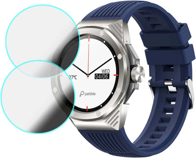 MOKPLZ Screen Guard for PEBBLE ODYSSEY SMARTWATCH(Pack of 2)
