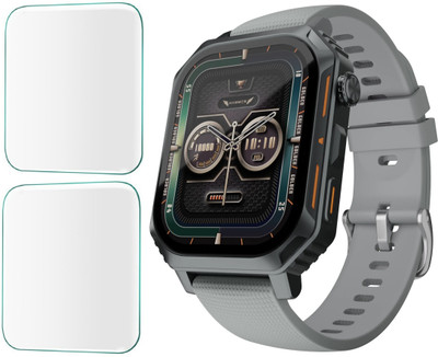 CUBES Screen Guard for Hammer Conquer 2.02 Inch Smart Watch | Self Healing feature | Touch Sensitive | Unbreakable | Ultra Thin High Grade TPU Film ( Not a Tempered Glass )(Pack of 2)