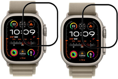 KANCHA Edge To Edge Screen Guard for Apple Watch Ultra 2 Smartwatch(Pack of 2)