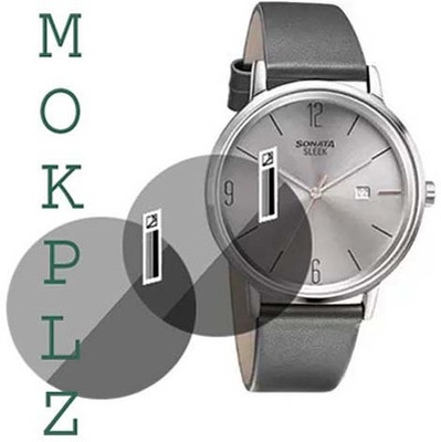 MOKPLZ Screen Guard for SONATA SLEEK ANALOG GREY DIAL(Pack of 2)