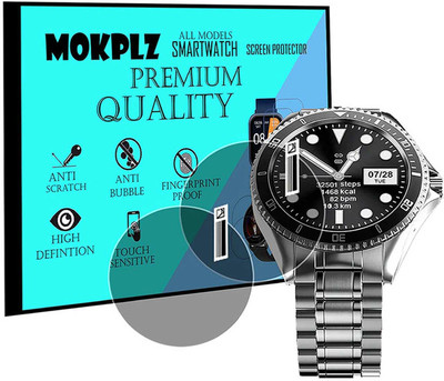 MOKPLZ Screen Guard for FIRE BOLTT QUANTUM SMARTWATCH(Pack of 2)