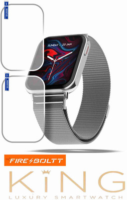 S9HUB Screen Guard for FIRE BOLTT KING SMARTWATCH(Pack of 2)