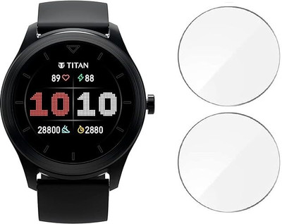 Aaruteck Screen Guard for Titan Smart Smartwatch Smart Watch SCREEN GUARD(Pack of 2)