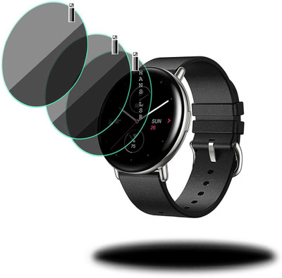 HANS LSR Screen Guard for AMAZFIT ZEPP E STYLISH CIRCLE(Pack of 3)