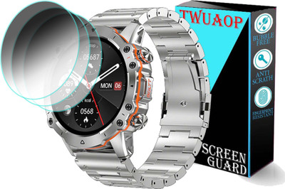 TWUAOP Screen Guard for FIRE BOLTT MARSHAL SMARTWATCH(Pack of 3)