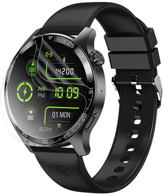 CUBES Screen Guard for Itel ISW-42 Smart Watch 1.38 Inch | Soft and Flexible | Touch Sensitive | Unbreakable | Ultra Thin High Grade TPU Film ( Not a Tempered Glass )(Pack of 2)