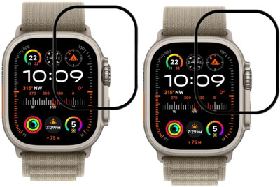 FINCH Edge To Edge Screen Guard for Apple Watch Ultra 2 [49mm] Smartwatch(Pack of 2)