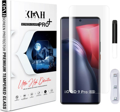 KLAH Screen Guard for iQOO 9 Pro 5G, Borderless UV Glass Protection(Pack of 1)