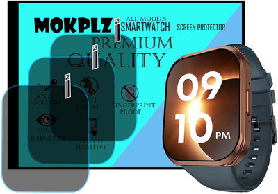 MOKPLZ Screen Guard for FASTRACK REVOLTT FS1 PLUS SMARTWATCH(Pack of 3)