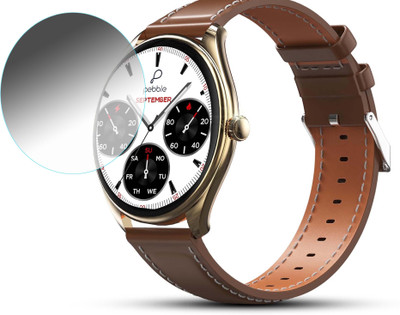 siglaciz Screen Guard for PEBBLE ROYALE LEGEND SMARTW ATCH(Pack of 1)