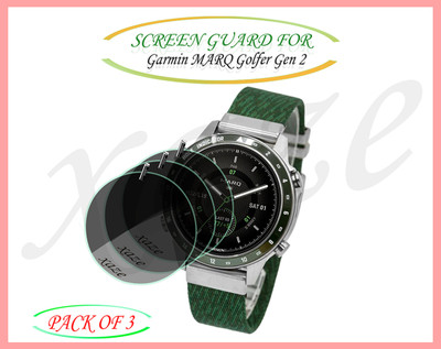 XAZE Screen Guard for Garmin MARQ Golfer Gen 2 Smartwatch(Pack of 3)