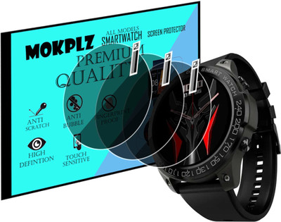 MOKPLZ Screen Guard for FIRE BOLTT DAGGER SMARTWATCH(Pack of 3)