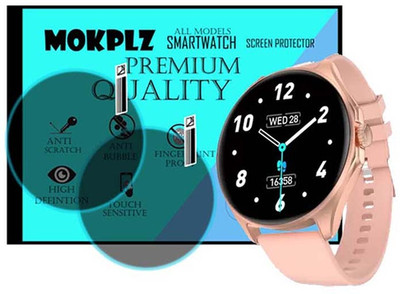 MOKPLZ Screen Guard for FIRE BOLTT APOLLO 2 SMARTWATCH(Pack of 2)