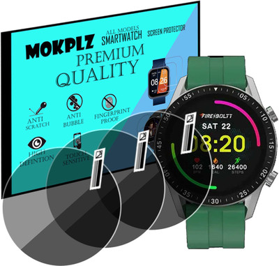 MOKPLZ Screen Guard for FIRE BOLTT TALK 3 SMARTWATCH(Pack of 3)