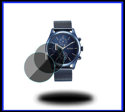 HANS LSR Screen Guard for TITAN ANALOG BLUE DIAL(Pack of 2)